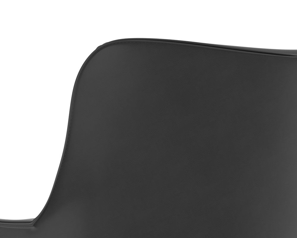 Sunpan - Irongate Franklin Office Chair - Vintage Black - 108728 view 5