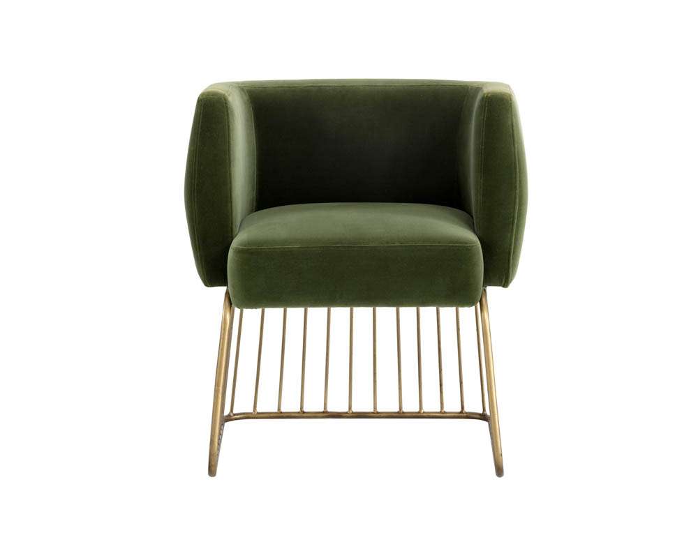 Sunpan - MIXT Gala Dining Armchair - Forest Green - 103499 veiw 2