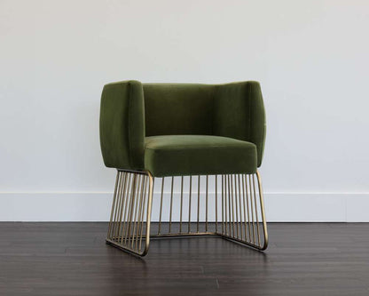 Sunpan - MIXT Gala Dining Armchair - Forest Green - 103499 veiw 5
