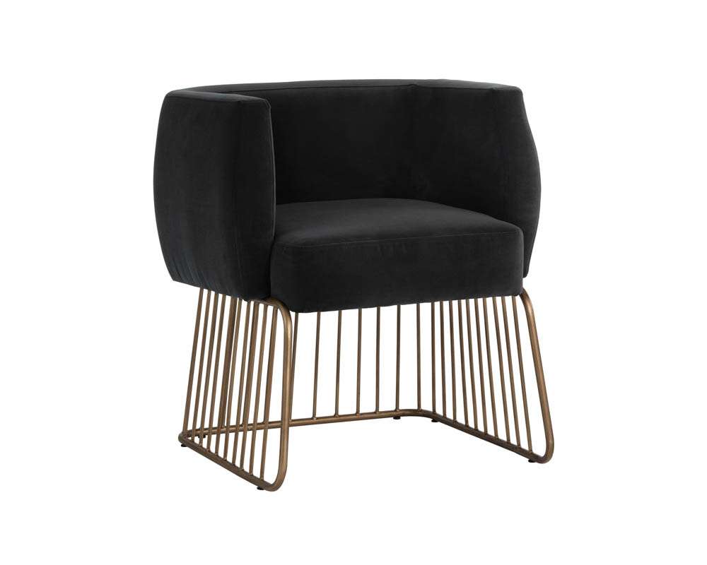 Sunpan - MIXT Gala Dining Armchair - Shadow Grey - 103526 veiw 2