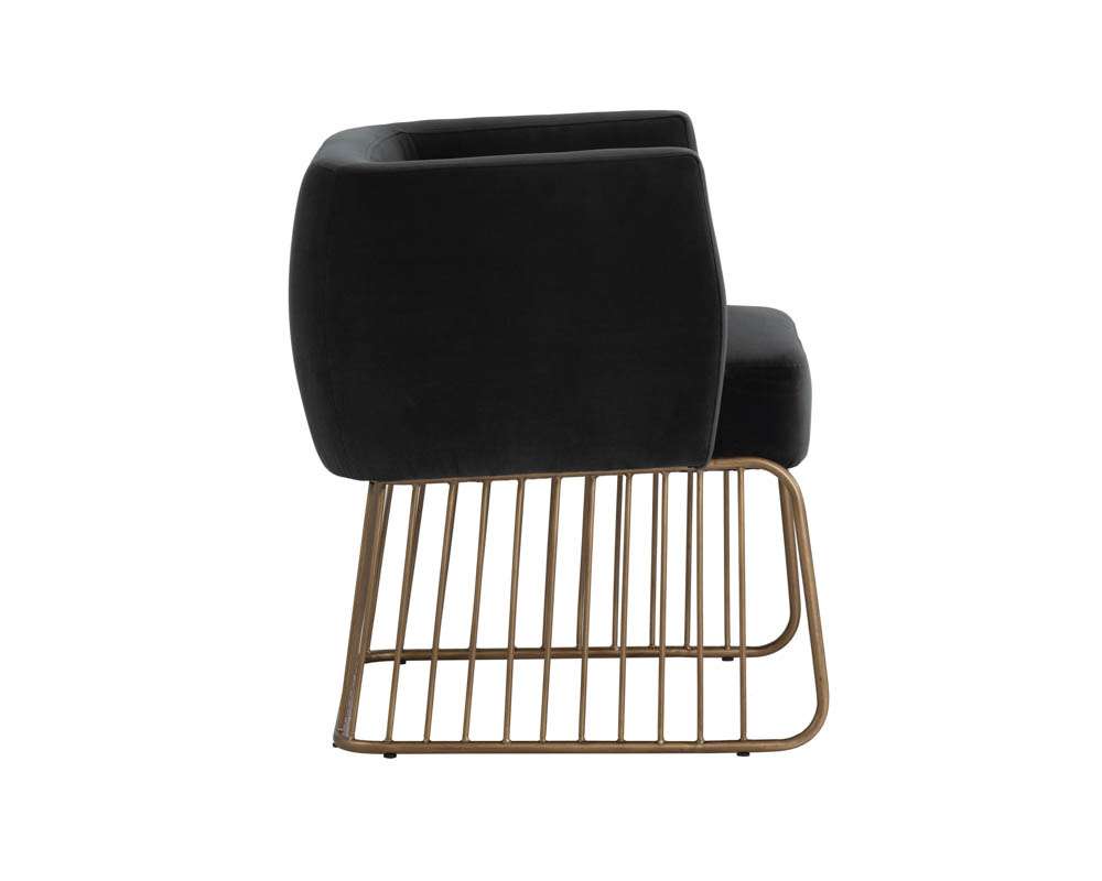 Sunpan - MIXT Gala Dining Armchair - Shadow Grey - 103526 veiw 3