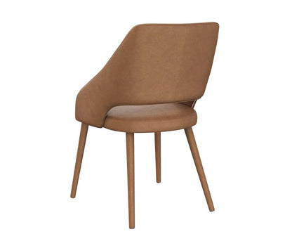 Sunpan - Galen Dining Chair - Missouri Cognac Leather - 111084 veiw 4