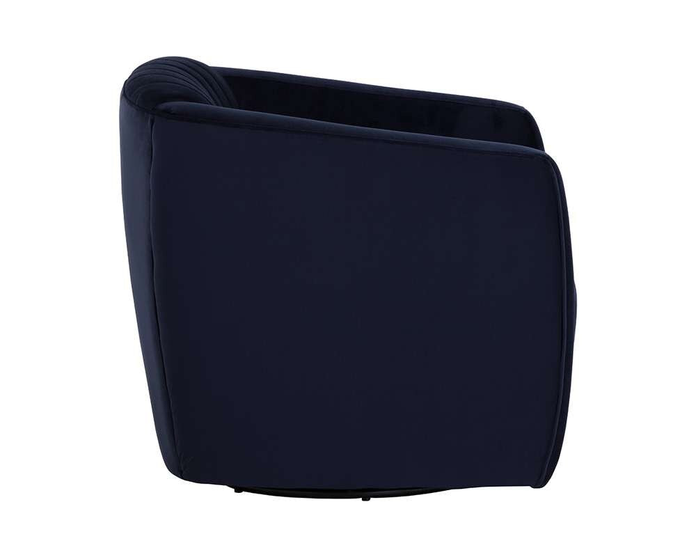 Sunpan - Garrison Swivel Lounge Chair - Abbington Navy - 110185_SUN veiw 3