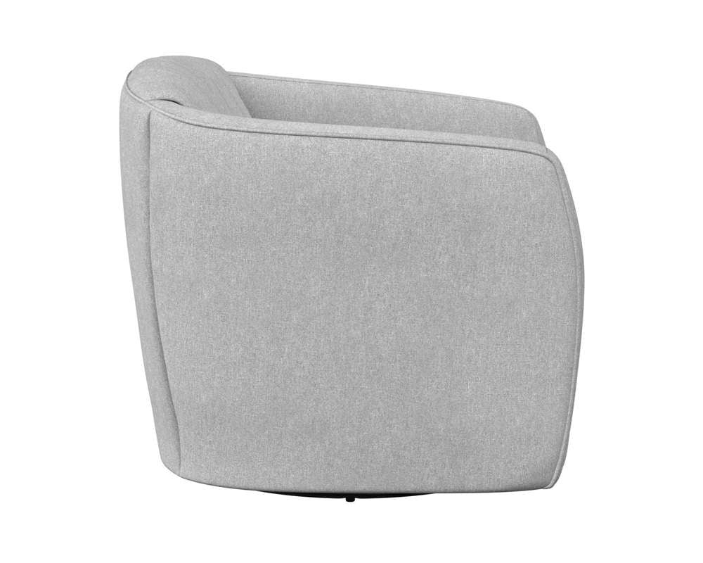 Sunpan - Domestic Garrison Swivel Lounge Chair - Liv Dove - 111321 veiw 3
