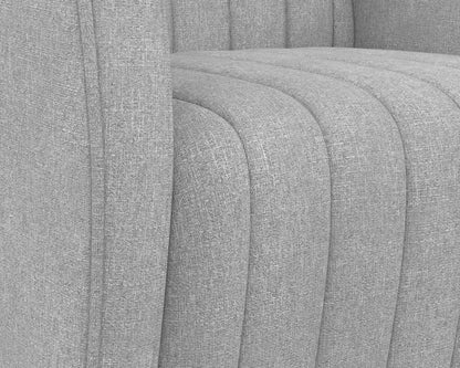 Sunpan - Domestic Garrison Swivel Lounge Chair - Liv Dove - 111321 view 5