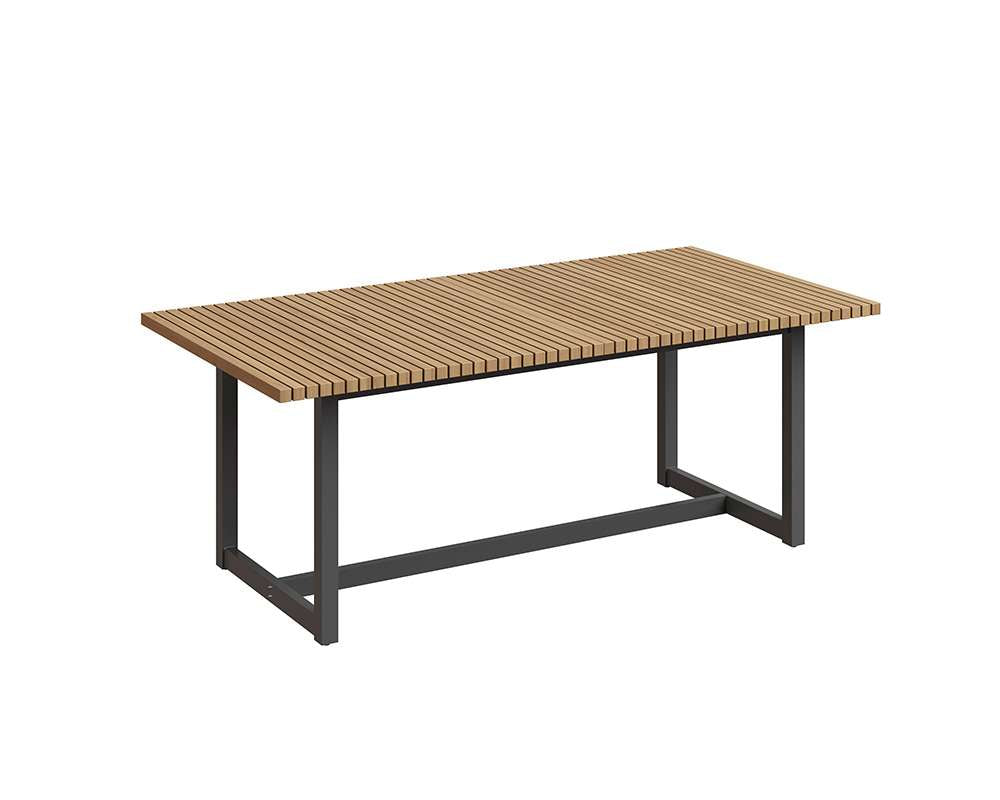Sunpan - Geneve Extension Dining Table - Natural - 80in To 104in - 109494 veiw 2