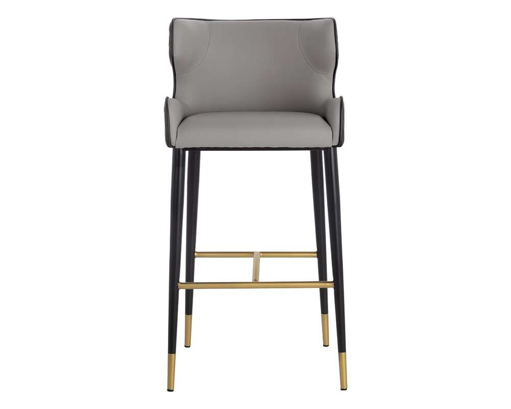 Sunpan - Ikon Gianni Barstool - Dillon Stratus / Dillon Black - 109036 veiw 2