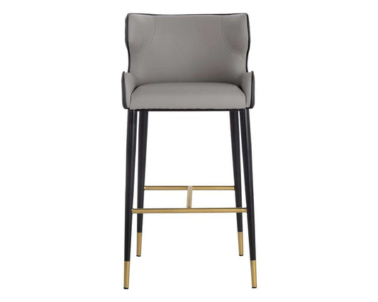 Sunpan - Ikon Gianni Barstool - Dillon Stratus / Dillon Black - 109036 veiw 2