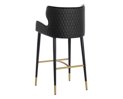 Sunpan - Ikon Gianni Barstool - Dillon Stratus / Dillon Black - 109036 veiw 4