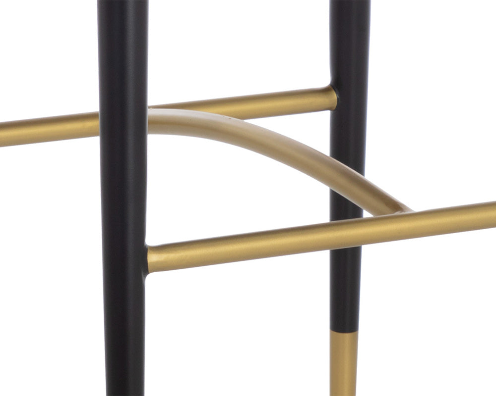 Sunpan - Ikon Gianni Barstool - Dillon Stratus / Dillon Black - 109036_CLOSEOUT view 7