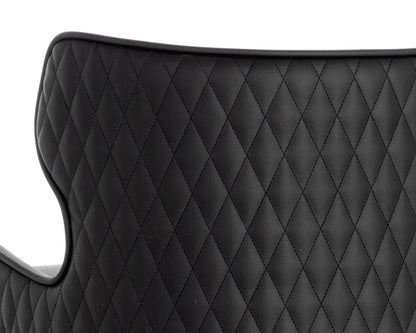 Sunpan - Ikon Gianni Barstool - Dillon Stratus / Dillon Black - 109036_CLOSEOUT view 8