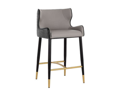 Sunpan - Ikon Gianni Counter Stool - Dillon Stratus / Dillon Black - 108714 veiw 1