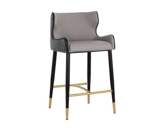 Sunpan - Ikon Gianni Counter Stool - Dillon Stratus / Dillon Black - 108714 veiw 1
