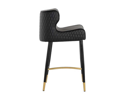 Sunpan - Ikon Gianni Counter Stool - Dillon Stratus / Dillon Black - 108714 veiw 2