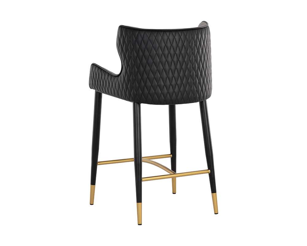 Sunpan - Ikon Gianni Counter Stool - Dillon Stratus / Dillon Black - 108714 veiw 3