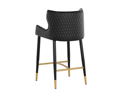 Sunpan - Ikon Gianni Counter Stool - Dillon Stratus / Dillon Black - 108714 veiw 3