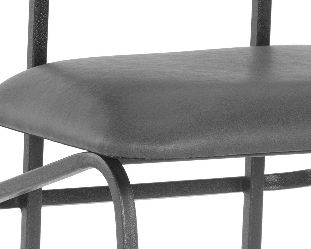 Sunpan - Gibbons Barstool - Black - Bravo Portabella - 107063 view 5
