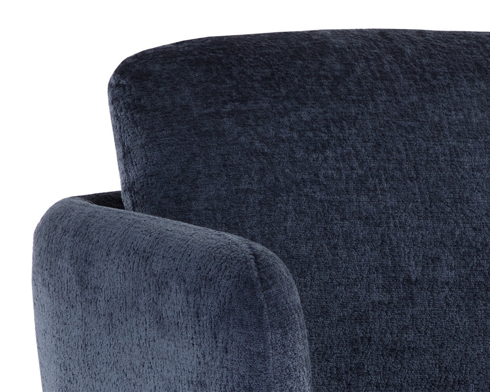 Sunpan - Gilley Swivel Lounge Chair - Bergen Navy - 109310 view 6