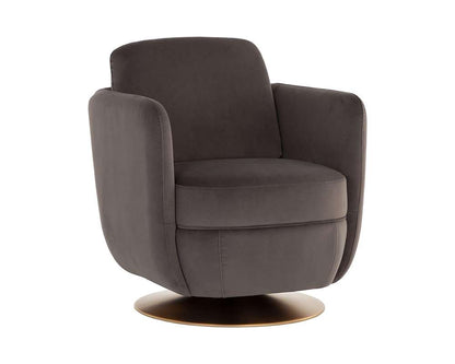 Sunpan - Gilley Swivel Lounge Chair - Meg Ash - 109311 veiw 1