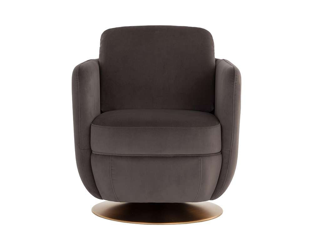 Sunpan - Gilley Swivel Lounge Chair - Meg Ash - 109311 veiw 2