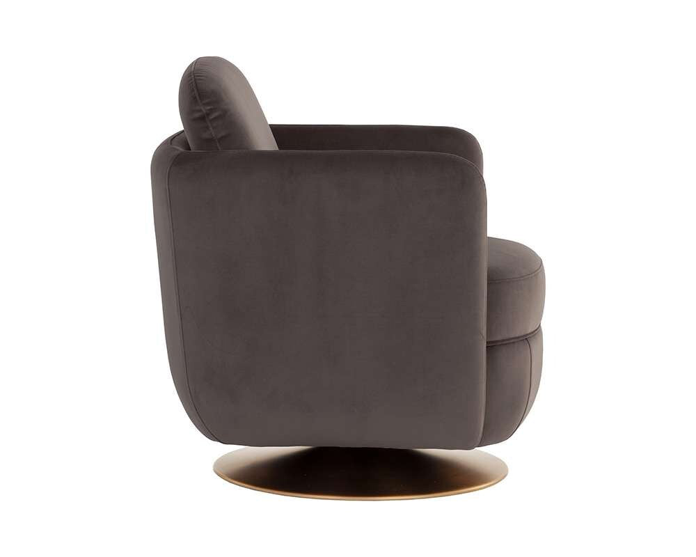 Sunpan - Gilley Swivel Lounge Chair - Meg Ash - 109311 veiw 3