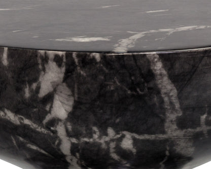 Sunpan - MIXT Goya End Table - Marble Look - Black - 105012 view 5