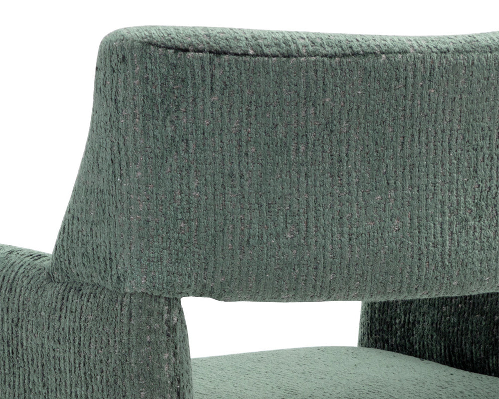 Sunpan - Greco Dining Armchair - Aura Teal - 110782 view 6