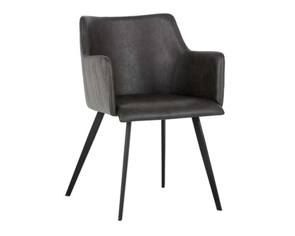 Sunpan - Junction Griffin Dining Armchair - Town Grey / Roman Grey - 103243_CLOSEOUT veiw 1