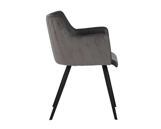 Sunpan - Junction Griffin Dining Armchair - Town Grey / Roman Grey - 103243_CLOSEOUT veiw 2