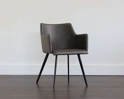 Sunpan - Junction Griffin Dining Armchair - Town Grey / Roman Grey - 103243_CLOSEOUT veiw 4