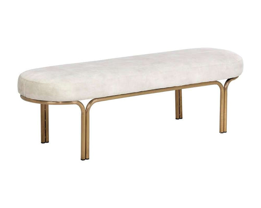 Sunpan - Gwen Bench - Nono Cream - 107584 veiw 1