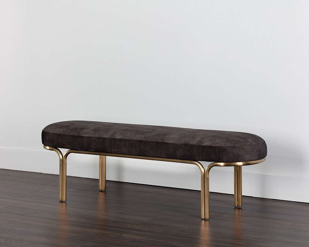 Sunpan - Gwen Bench - Nono Shitake - 107142 veiw 3