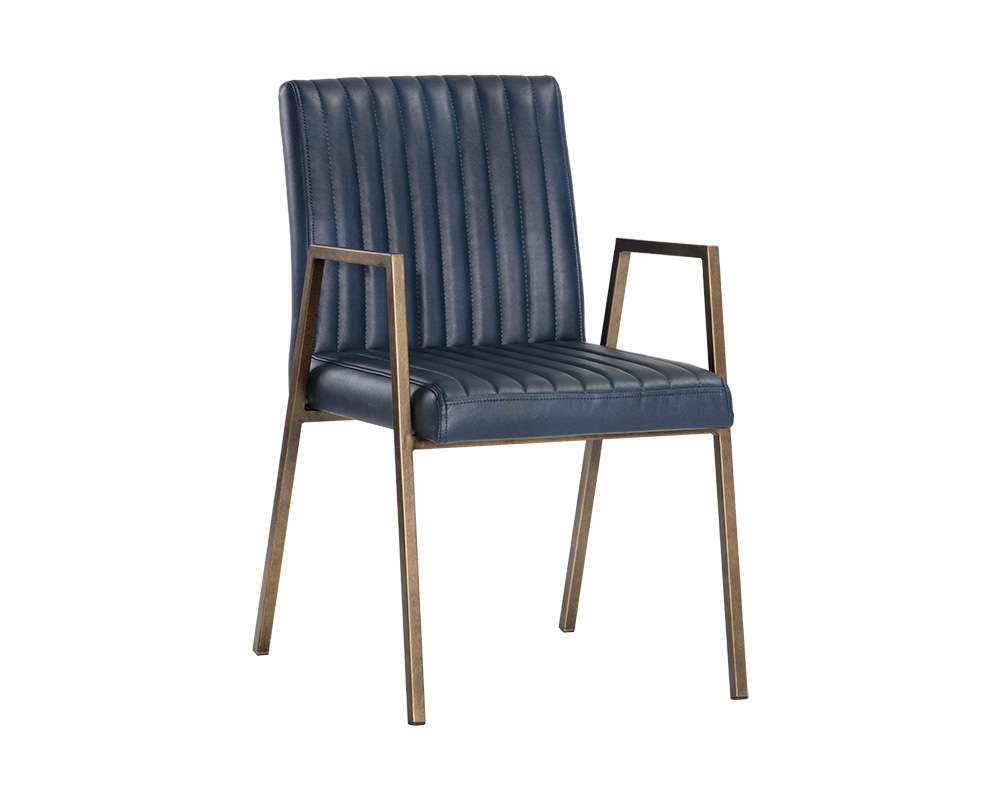 Sunpan - Homer Dining Armchair - Bravo Admiral - 105143_SUN veiw 1