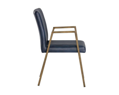 Sunpan - Homer Dining Armchair - Bravo Admiral - 105143_SUN veiw 2