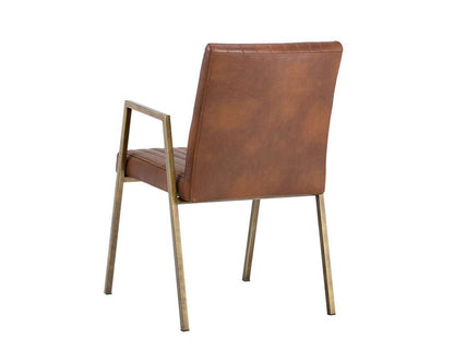 Sunpan - Ikon Homer Dining Armchair - Bravo Cognac - 104693 veiw 3