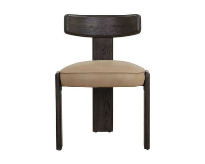 Sunpan - Horton Dining Chair - Dark Brown - Sahara Sand Leather (Set Of 2) - 111316 veiw 2
