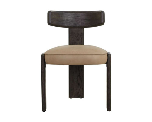 Sunpan - Horton Dining Chair - Dark Brown - Sahara Sand Leather (Set Of 2) - 111316 veiw 2