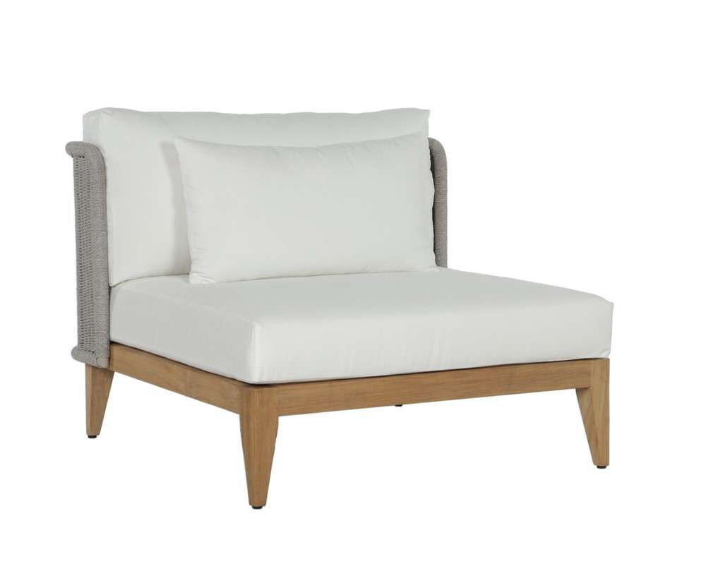Sunpan - Ibiza Armless Chair - Natural - Stinson White - 109499_CLOSEOUT veiw 1