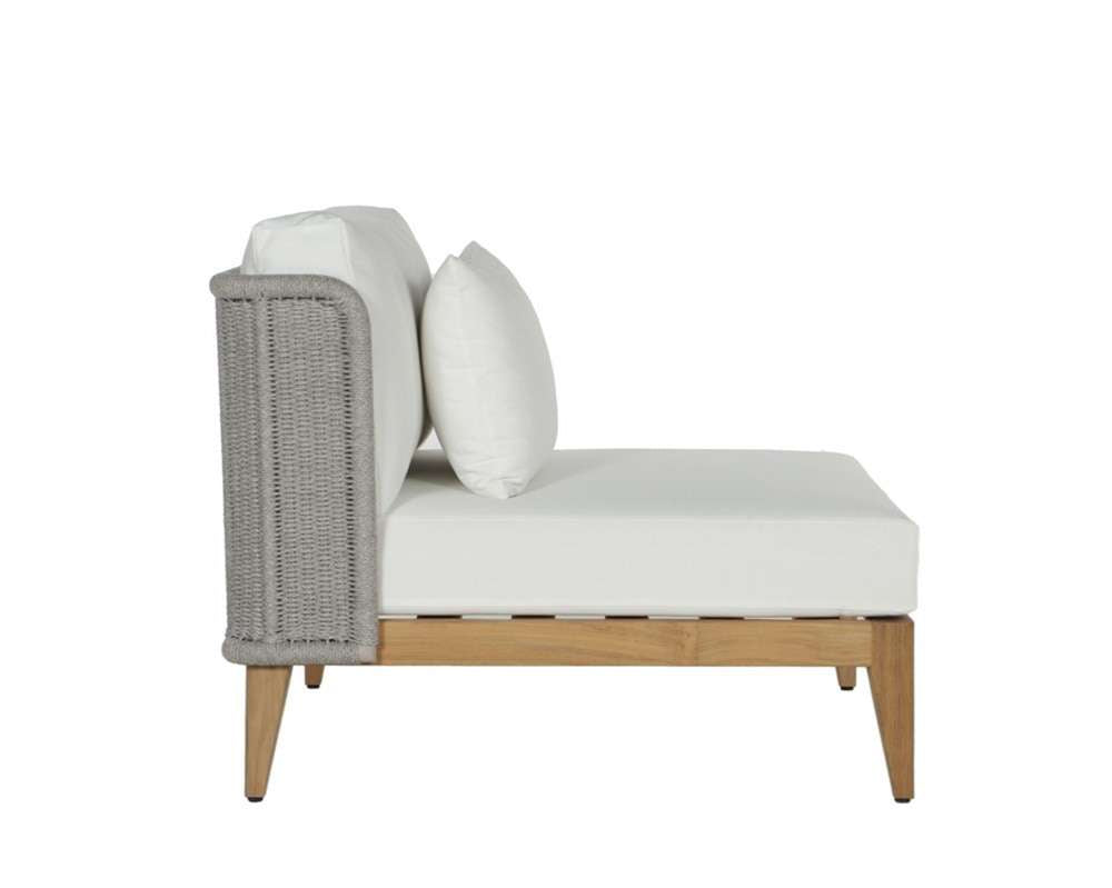 Sunpan - Ibiza Armless Chair - Natural - Stinson White - 109499_CLOSEOUT veiw 3
