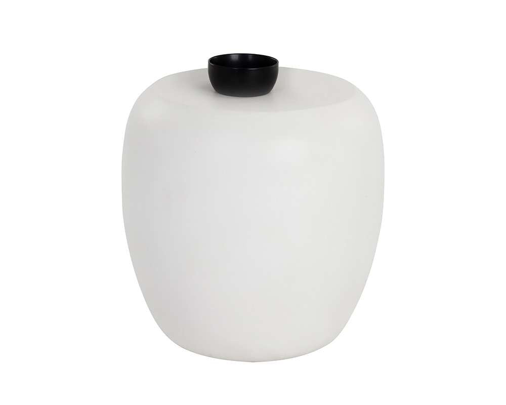 Sunpan - MIXT Iolite End Table - White - 108486 veiw 1