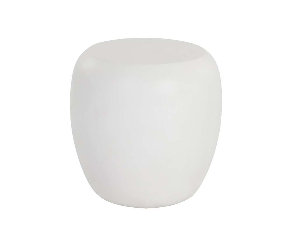 Sunpan - MIXT Iolite End Table - White - 108486 veiw 2