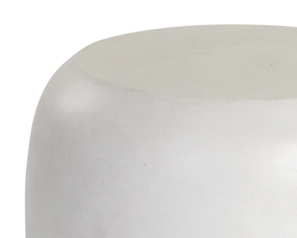Sunpan - MIXT Iolite End Table - White - 108486 view 3