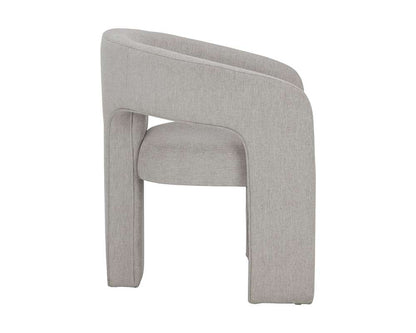 Sunpan - Isidore Dining Chair - Ernst Sandstone - 110867 veiw 3