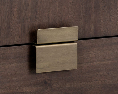 Sunpan - MIXT Jade Dresser - Antique Brass - Dark Mango - 102924 view 5