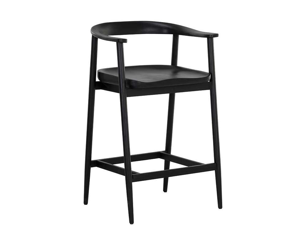Sunpan - MIXT Jeremy Counter Stool - Black - 111007 veiw 1