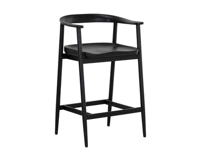 Sunpan - MIXT Jeremy Counter Stool - Black - 111007 veiw 1