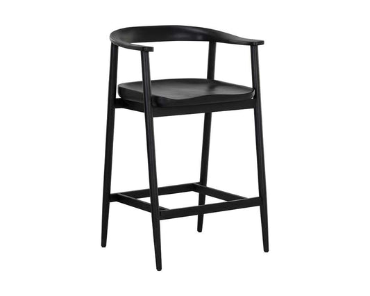 Sunpan - MIXT Jeremy Counter Stool - Black - 111007 veiw 1