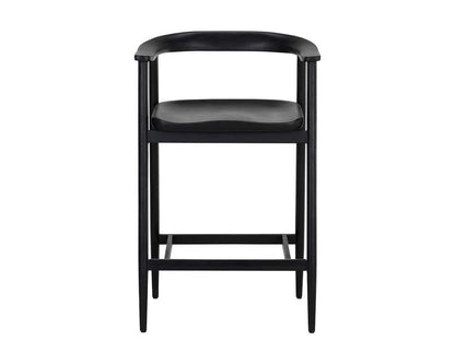Sunpan - MIXT Jeremy Counter Stool - Black - 111007 veiw 2