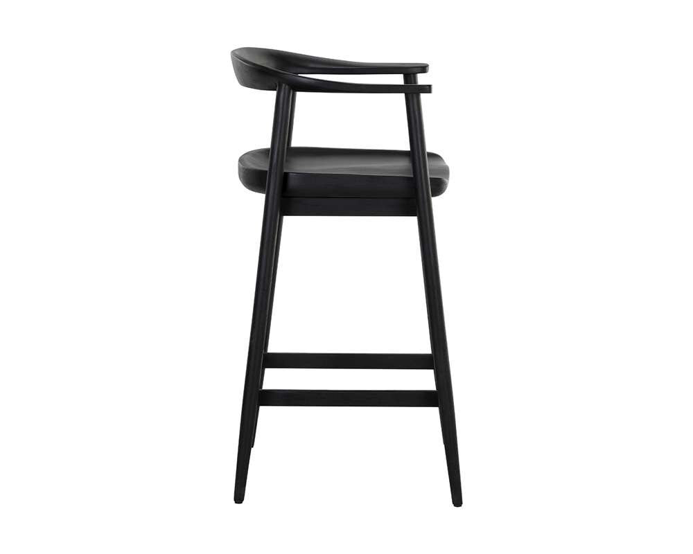 Sunpan - MIXT Jeremy Counter Stool - Black - 111007 veiw 3