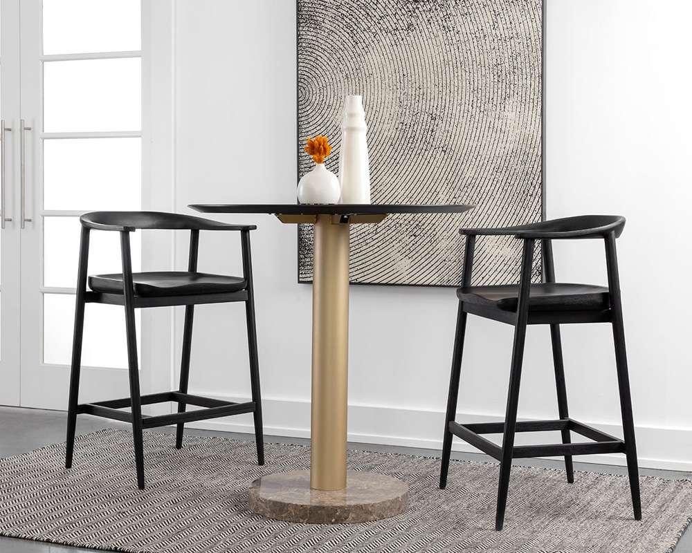 Sunpan - MIXT Jeremy Counter Stool - Black - 111007 veiw 5